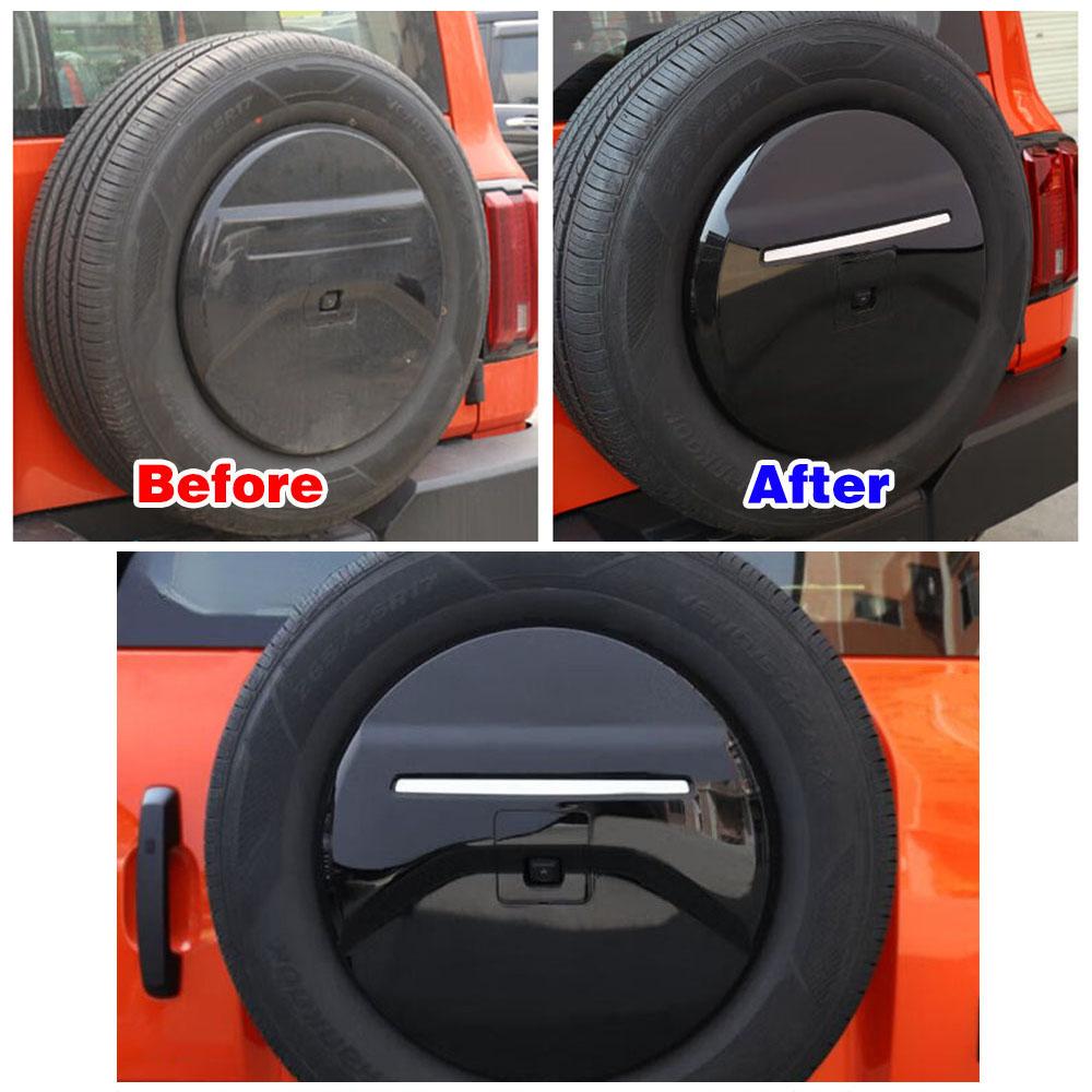 Для GWM Tank 300 2024 2024 Оконная стойка Центральная решетка Фара Запасное колесо Крышка Полоса Отделка пайетками Внешние аксессуары