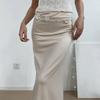 Y2K Flower Waist Chain Multi-layer Bohemian Body Chain Elegant Metal Belly Chain  Jeans Decoration