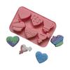 Multicavity Love Heart Chocolate Silicone Mold Candy Biscuit Mould Love Ice Tray Baking Tool Gift Love Fondant Cake Candle Mold