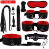 11/10 Pcs Bdsm Bondage Kit with Handcuff Anal Bullet Vibrator Whip for Men Women Fetish Slave Adults Games Sex Toys