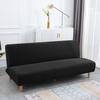 3 Different Sizes Jacquard Fabric Armless Sofa Bed Cover Sofa New Year Decor Slipcovers Stretch Protector Elastic Bench Cover