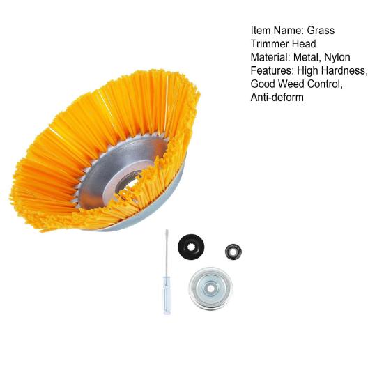 Головка триммера для скашивания. Хорошая борьба с сорняками. Высокая твердость. Противодеформируемый металл. Универсальная трава.