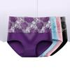 4Pcs/Set Plus Size L-5XL Women Cotton Panties High Waist Big Stretchy Underwear Breathable Ladies Underpants