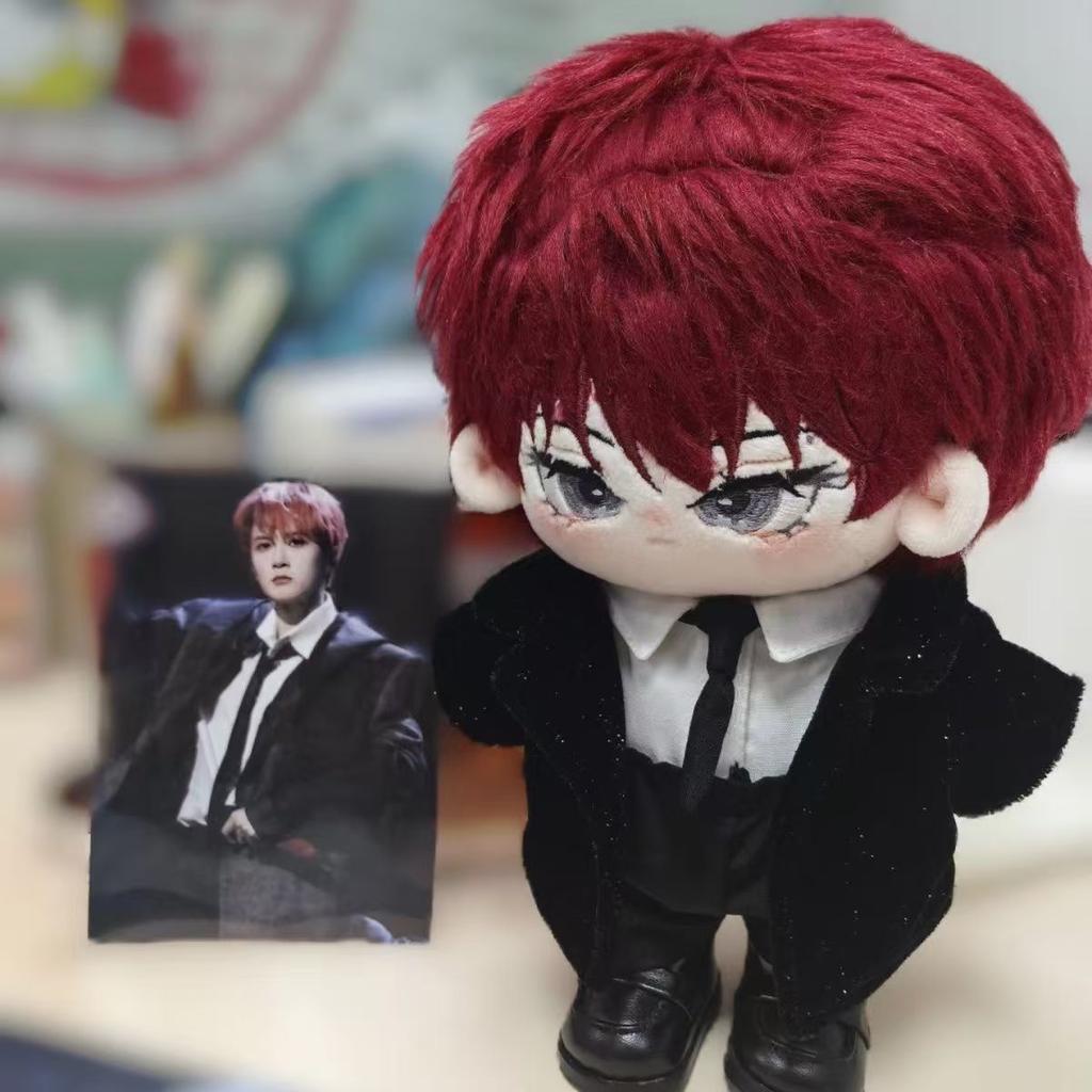 20CM JC-T Attribute Tan Jian Ci Lost You Forever Cosplay Plush Doll Clothes Outfit Dress Up COTTON DOLL Replaceable Anime Gift