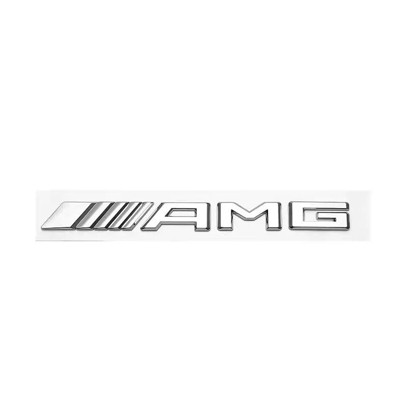 UMEG7 1Pcs 3D Metal Emblem Car Body Rear Trunk Sticker Decor Decal Modify Accessorie For Mercedes Benz AMG W205 W204 W206 W213 W212 W2