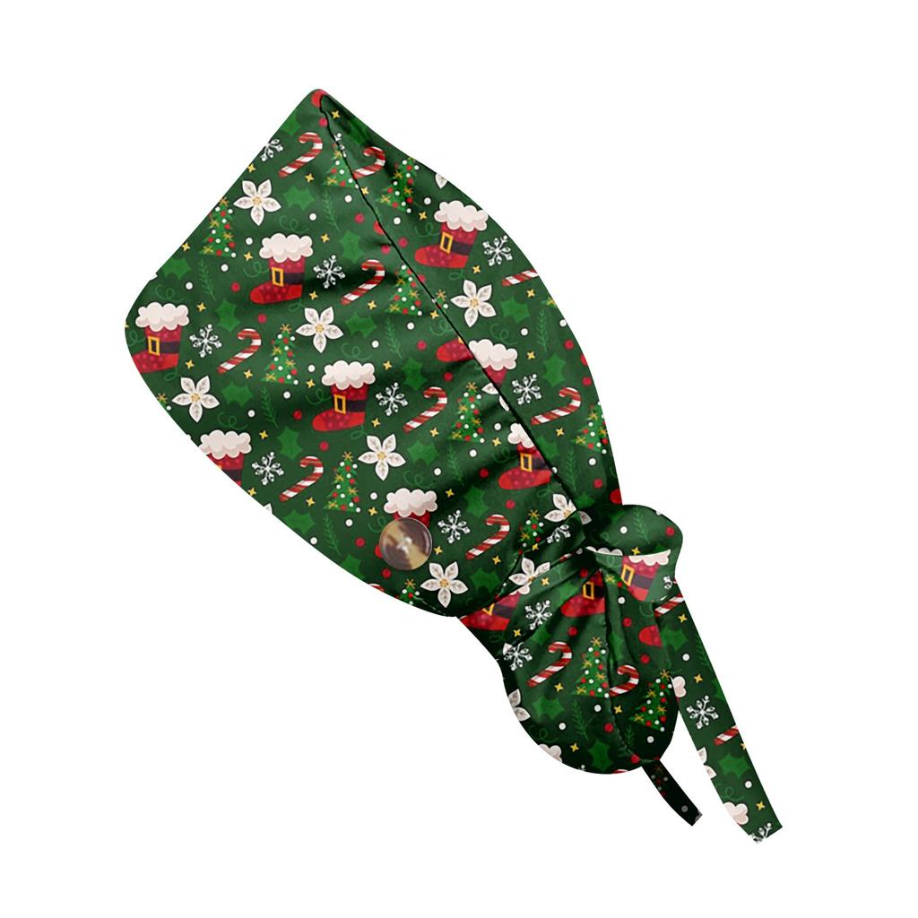 Модная рождественская рабочая кепка с принтом, повседневная женская кепка с хвостиком, кепка с повязкой, кепка Baotou