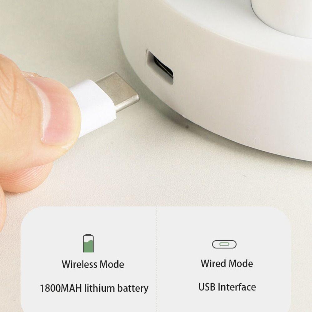 Plastic USB Rechargeable Fan Adjustable Height Desktop Fan New Mini Electric Fan Summer