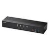 ELECOM PC Switcher KVM Switch 4 Ports Switching 4 PCs Equipped with 4K60Hz Emulation Function DisplayPort(TM) KVM-NDUS4