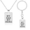 Creative 'My Dad, My Hero' Keychain: A Father's Day Gift