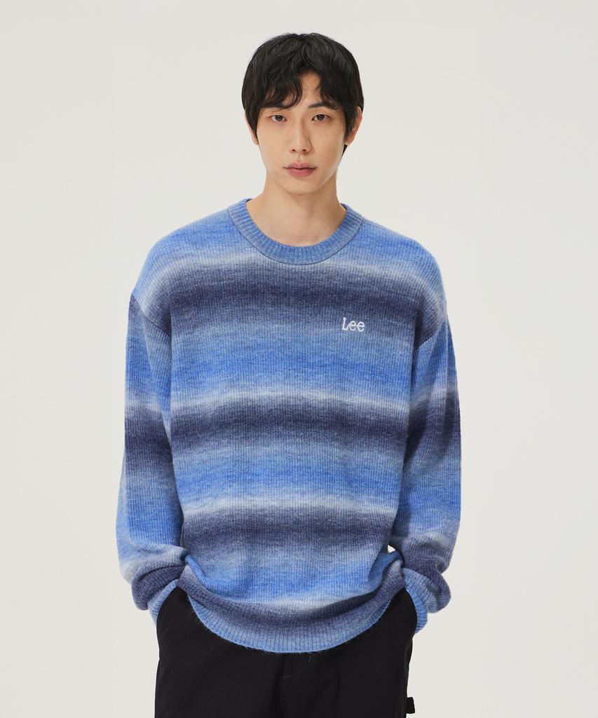LEE Gradient Round Knit Blue