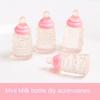 5pcs Baby Bottle Model DIY Mini Pacifier Bottle DIY Toy Kids Feeding Bottles Toys  Decor Accessories