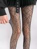 Готический панк-стиль Пикантные чулки-сетка для женщин Летние сексуальные ажурные колготки с паутиной Черные прозрачные колготки