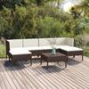 Day and Night - Day and Night Garden Furniture Set 7 Pieces and Brown Synthetic Rattan Cushions
