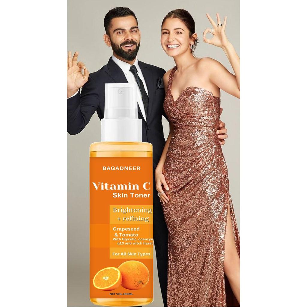 Тоник Radiant Glow/Тоник для лица с витамином С, гликолевой кислотой и витамином В5/Тоник для сужения пор для мужчин и женщин 100 мл