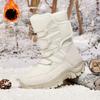 Fashion Winter Women Ankle Boots Keep Warm Women's Snow Boots Outdoor Slip On Platform Women's Hiking  Thickened Plush Women