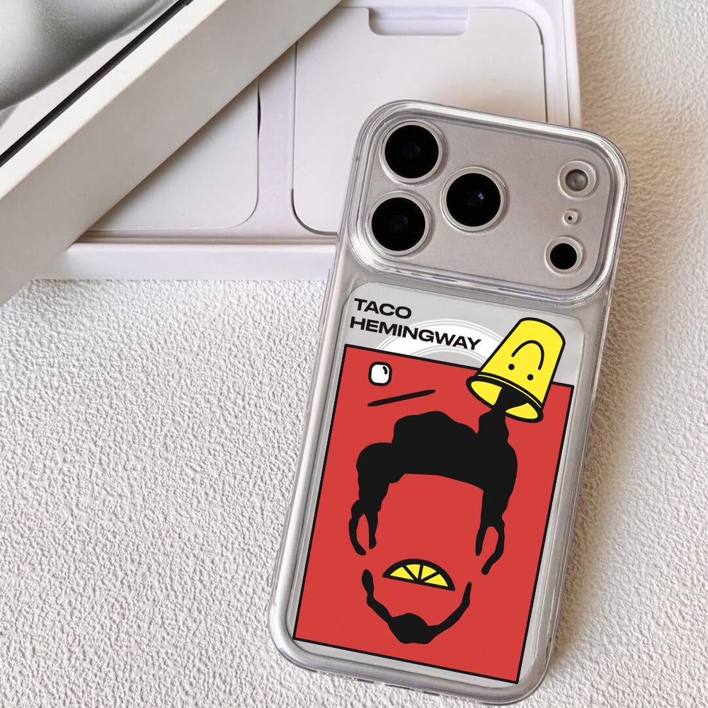 Чехол для телефона Singer T-Taco Hemingway для iPhone 17 16 15 14 13 12 Pro Max Plus с магнитным прозрачным чехлом Беспроводная зарядка