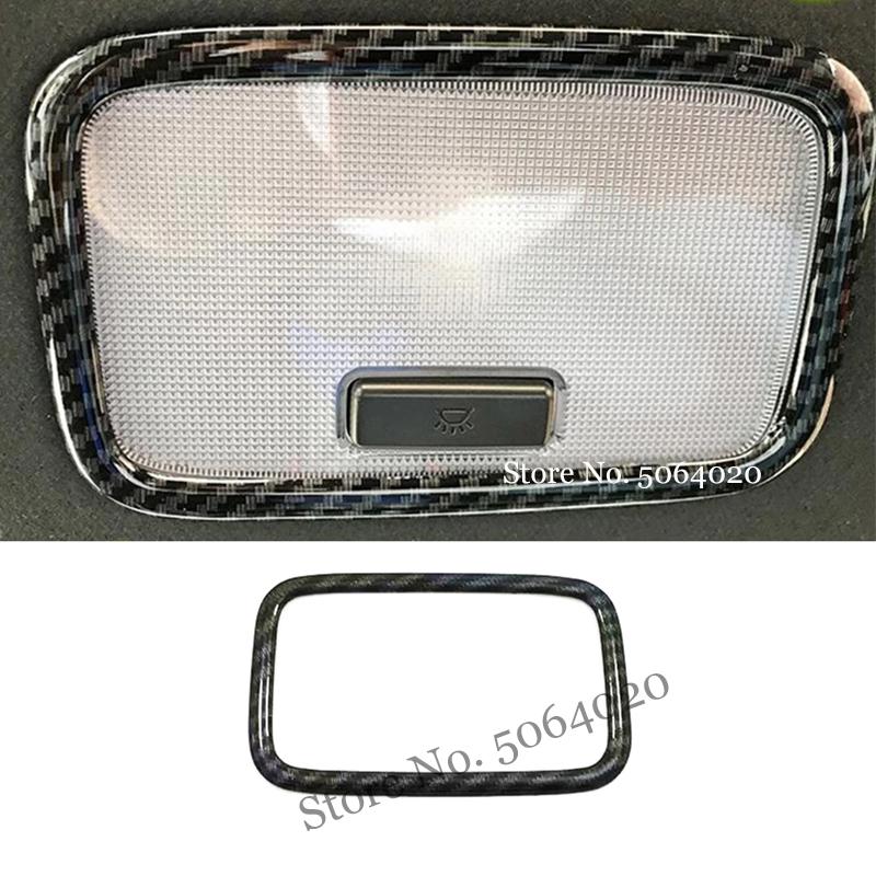 ABS Carbon Fiber Door Window Glass Lift Control Switch Panel Cover Trim 4pcs Fit For Hyundai Kona Encino 2017-2020 Accessories