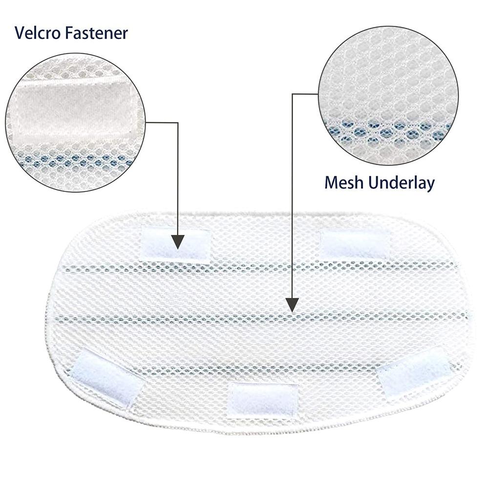 Replacement Steam Mop Pads, Compatible for PurSteam PureSteam ThermaPro 211 10-In-1 Steam Mop Cleaner 8-Pack