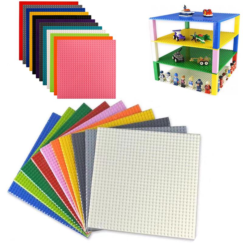 Single Double Sided Building Plates 32X32 16X16 16X32 Dots Diy Simulated Scene Building Block Base Compatible With Major Brands