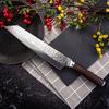 Hand Forged Blade Chef Knife Stainless Steel Cleaver Knife Meat Vegetables Slicing Kitchen Knives Wooden Handle Chef Knife Fish