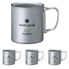 Snow Peak Titanium Double Mug 220 Capacity 220ml Folding Handle MG-051FHR (ÁE4)
