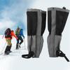 1 Pair Outdoor Waterproof Sports Climbing Hiking Legging Gaiters Shoe Boots Cover Black