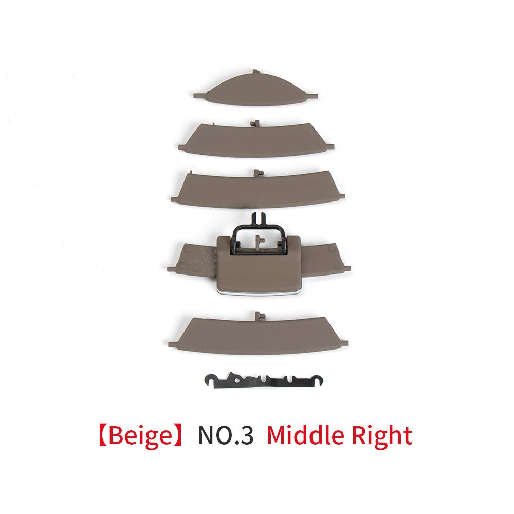 Новый 3-цветный автомобильный центральный приборный блок AC вентиляционная решетка панель ремонтный комплект для Mercedes Benz W164 W292 ML GL класс