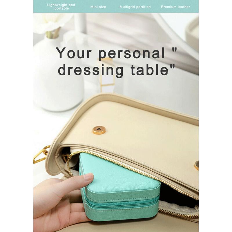 1 шт., органайзер для ювелирных изделий, коробка для хранения, дорожные серьги, кольцо, коробка для ювелирных изделий