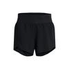 UA Fly-By Elite Logo Print Lace-Up High-Waisted Casual Shorts Women Shorts Black 1383242-001
