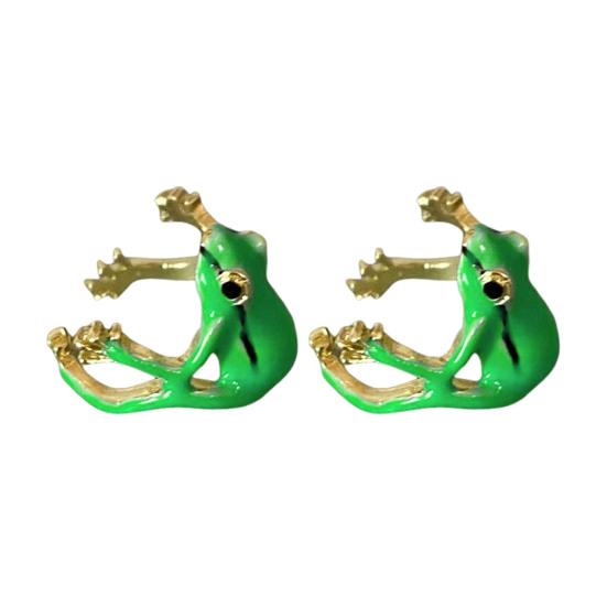 2Pcs Rings Lightweight Handmade Tree Frog Finger Ring Animal Accessory Jewelry