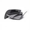 Universal motorcycle side fenders with glossy carbon coating, forged, with air deflectors