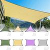 Водонепроницаемый солнцезащитный козырек, парусный навес, треугольный/четырехугольный УФ-блок, солнцезащитный козырек для наружного садового тента, заднего двора, экран конфиденциальности