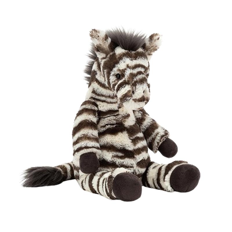 Jellycat Животные джунглей Лара Джи Зебра Кукла Плюшевая кукла Высота 31 см