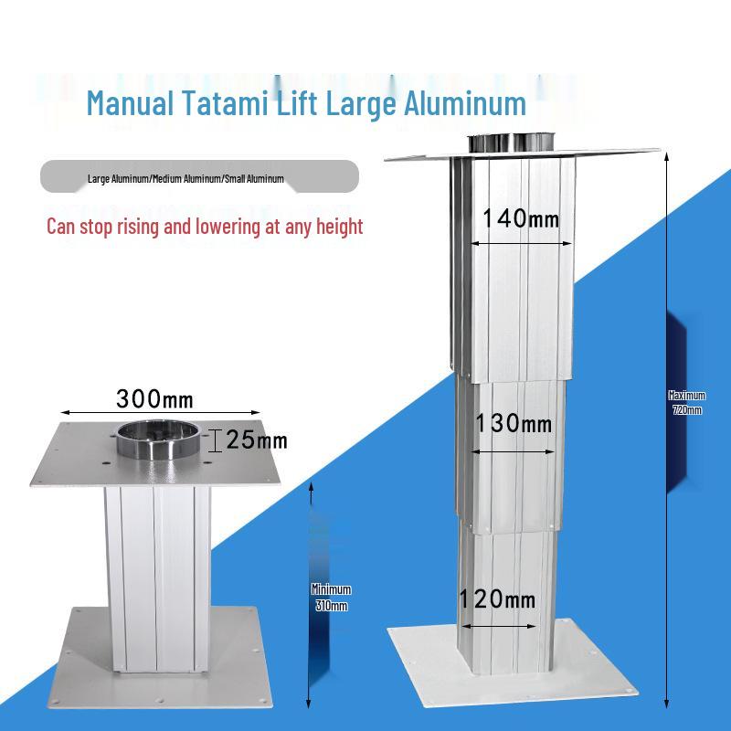 Японский алюминиевый сплав ручной подъемный стол для татами