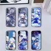 Чехол для телефона Genshin Impact F-Furina для Samsung Galaxy A73,A72,A71,A70,A53,A52,A51, Мягкий силиконовый черный чехол