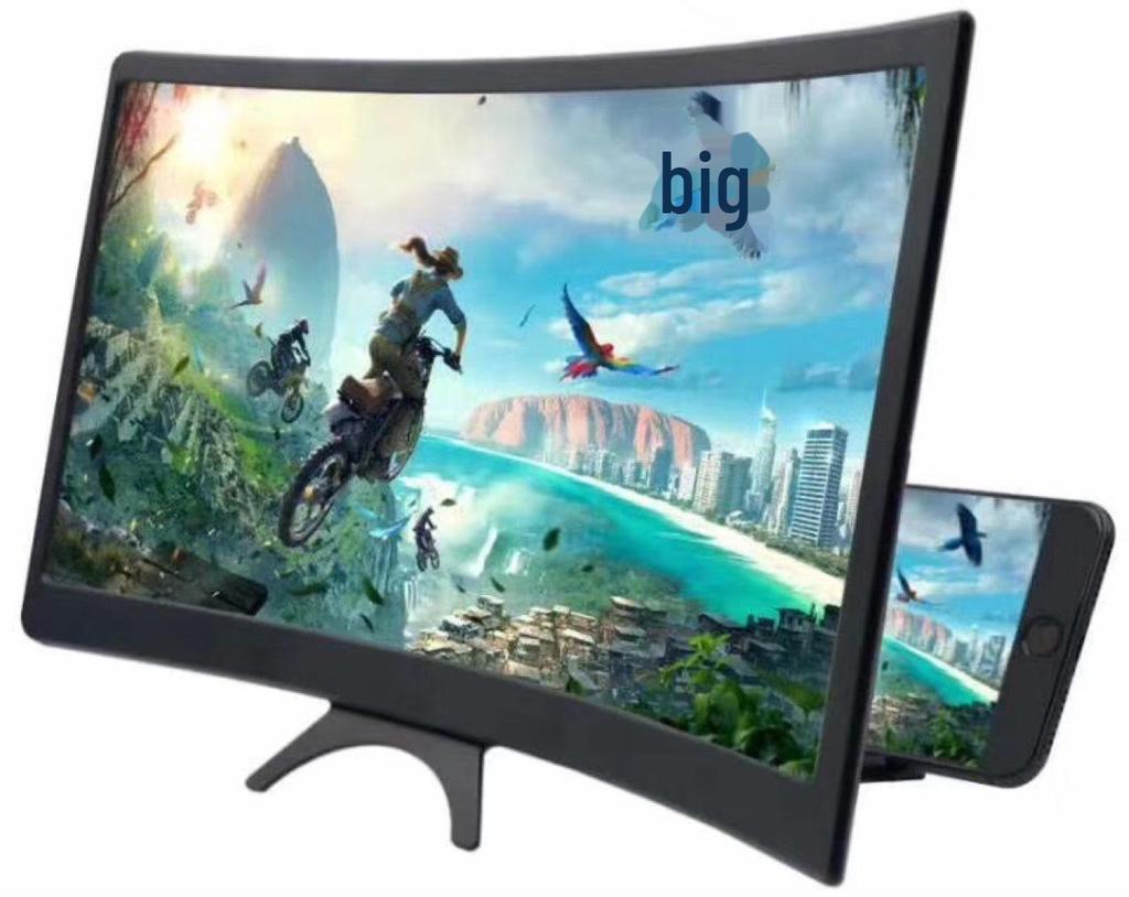 CANGLAI L6 12-дюймовый изогнутый 3D экран усилителя и лупы для мобильного телефона