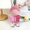 17cm Doll Clothes 3-Piece Hat Sweater Pants Sets Handmade Baby Doll Outfits Stylish Adorable Accessories for Doll Collectors