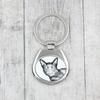 Havana Brown Cat - Keychain with a Cat, Keychain with a Print, Personalized Pendant from the Art-Dog Brand