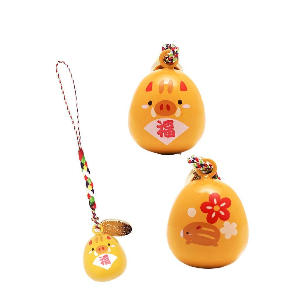 Zinc Zinc Alloy Bag Pendent Cartoon Design Chinese Zodiac Women Key Chain Chinese Style Pendant Car Key Ring