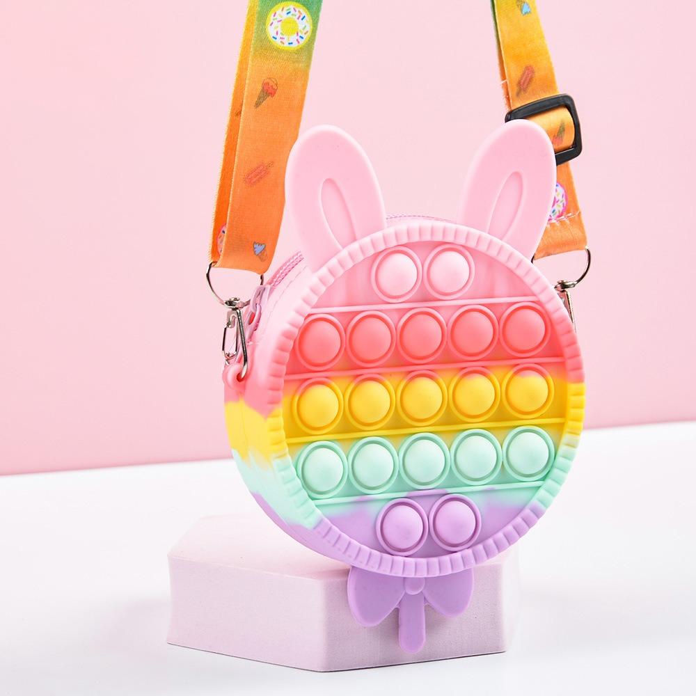 Детский милый кошелек с нулевым прессом, музыкальный рюкзак, детская игрушка-головоломка для снятия стресса, сумка