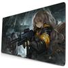 Коврик для мыши Keviners Rem Ram Коврик для мыши Игровой Аниме Водонепроницаемый 40 x 75 x Размер 0,3 см Нескользящий (Линия фронта для девочек)