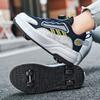 New Runaway Shoes Four-wheel Pulley Shoes Boys Children Shoes with Wheels Girls Skating Shoes