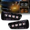 1 комплект дневных ходовых огней для Ford Raptor SVT F150 2009 2010 2011 2012 2013 2014 DRL LED противотуманная фара желтый указатель поворота