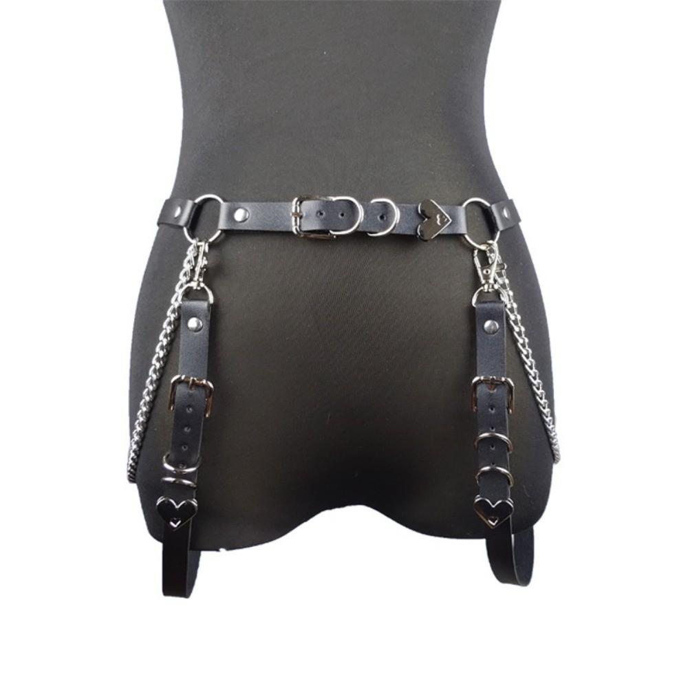 Metal Waist Chain Punk JK Leg Loop Leg Accessories Skirt Belt Dress Accessories