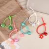 1 шт. сладкий конфетный цвет головастики колокольчик брелок силиконовый цветочный брелок для девочек сумка кулон автомобильный брелок украшение для рюкзака