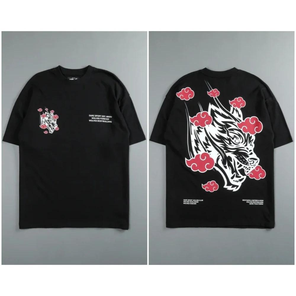 2025men's and women's couples motorcycle oversized breathable men's T-shirt muscle prayer handprint fitness T-shirt short sleeve