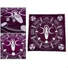 Pagan Altar Card Cloth Tablecloth Table Board Game Ornament Purple 50x50cm