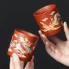 1PCS Heat-changing Color Dragon and Phoenix Master Cup Straight Cup Tea Cup Tea Tasting Cup Kung Fu Tea Set