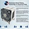 COOLSERVER R19 4U Серверный кулер для процессора 5 тепловых трубок Корпус для настольного ПК бесшумный вентилятор Для LGA2011 2066 115X Рабочая станция Компьютерный радиатор