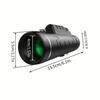 40X60 Professional Telescope Monocular Night Powerful Mini Pocket Zoom With Smartphone Hunting Camping